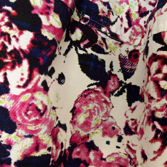 EXPRESS FLORAL SKATER SKIRT. - Picture 4 of 11